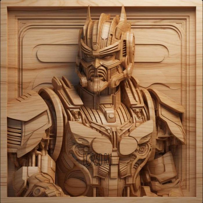 Transformers 4 stl model for CNC